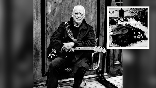 Die Uhr tickt unerbittlich, aber die Leidenschaft ist stärker als die Müdigkeit: David Gilmour und sein Alterswerk „Luck And Strange“. (Bild: Krone KREATIV/Sony Music, Anton Corbijn)