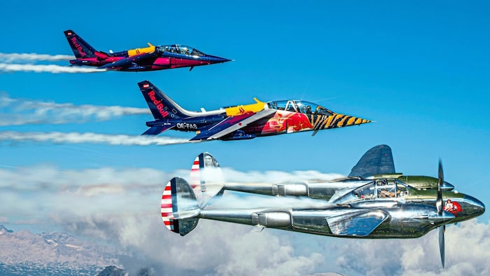 Die „Flying Bulls“ werden gleich mehrere Auftritte hinlegen.