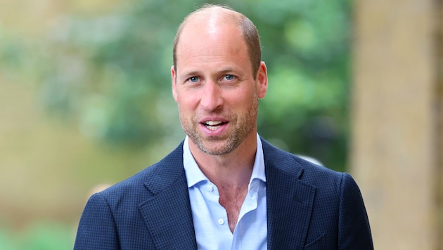 Prince William surprised everyone with his new look. (Bild: AP)