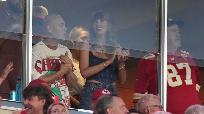 Taylor Swift war zum NFL-Saisonauftakt wieder im Stadion.