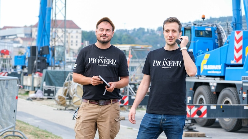 José Vaaliña und Marcel Riu von La Fura dels Baus  (Bild: Einöder Horst/Horst Einöder/Flashpictures)