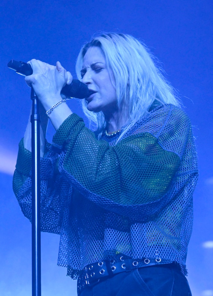 Emily Armstrong on stage on September 5, 2024
