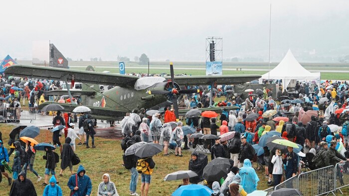 Der Fliegerhorst füllte sich am Vormittag.