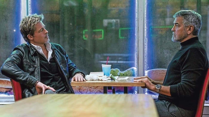 „Wolfs“: Pitt und Clooney treffen als Gangster aufeinander.