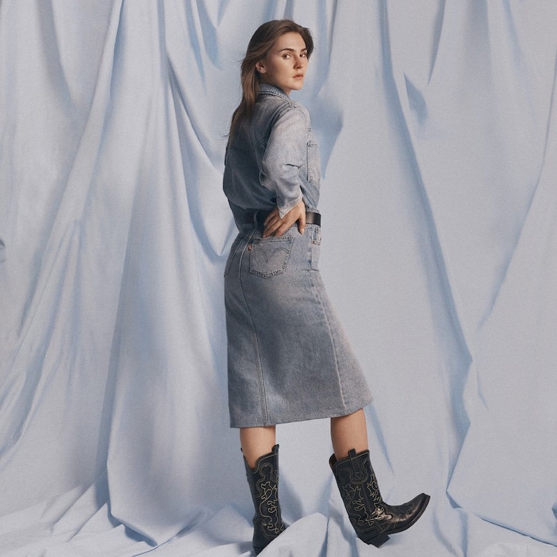 The cowgirl look is also in this fall. (Bild: Levi‘s)