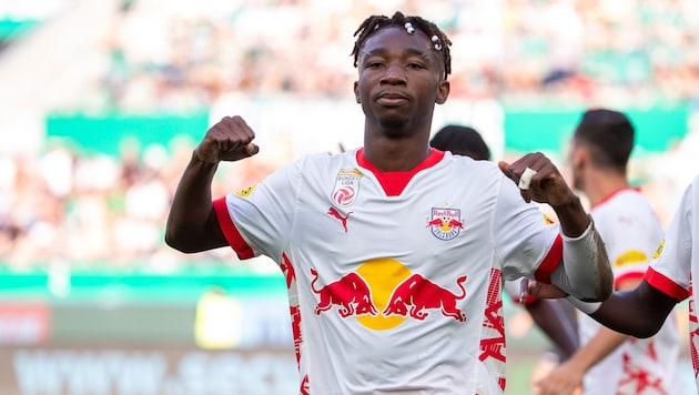 Dorgeles Nene will remain a Bull in the long term. (Bild: GEPA/GEPA pictures)