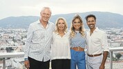 Charly und Monika Kamper mit Tochter Corinna und ihrem Verlobtem Danilo Campisi.