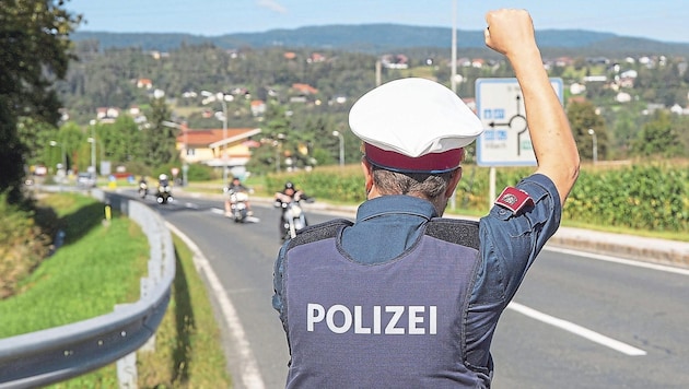 Die Polizei sprach bis zu der Tragödie von einer „ruhigen“ Bike-Week-Veranstaltung. (Bild: LPD Kaernten)