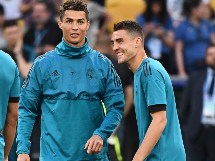 Cristiano Ronaldo (left) and Mateo Kovacic