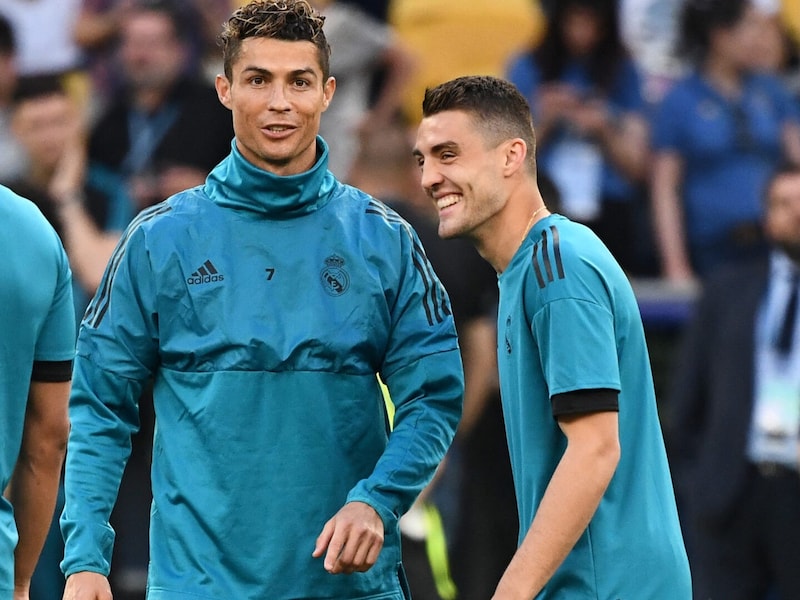 Cristiano Ronaldo (li.) und Mateo Kovacic (Bild: APA/AFP/Franck FIFE)