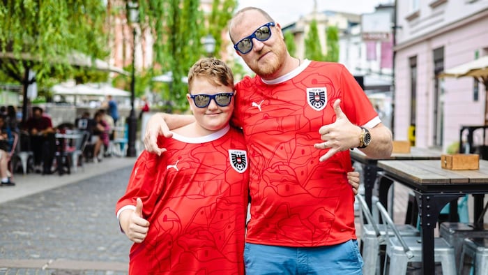 Gerhard and son Noah traveled to Slovenia from Upper Austria.