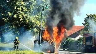 Löschversuche waren erfolglos.