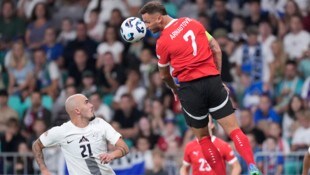 Marko Arnautovic und Co. kamen gegen Slowenien nicht über ein 1:1 hinaus. 