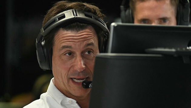 Toto Wolff can't quite explain Red Bull's slump himself. (Bild: AFP/APA/Gabriel BOUYS)