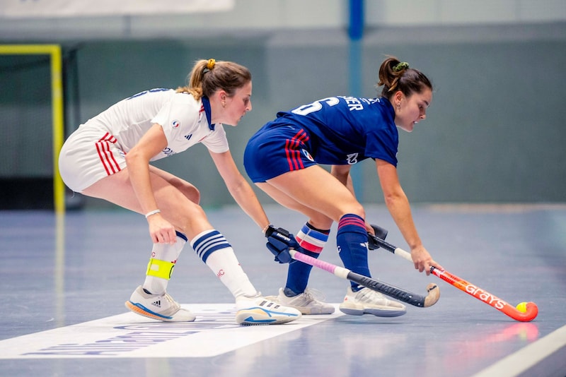 Fiona Felber (right) in action. (Bild: Dirk Markgraf)