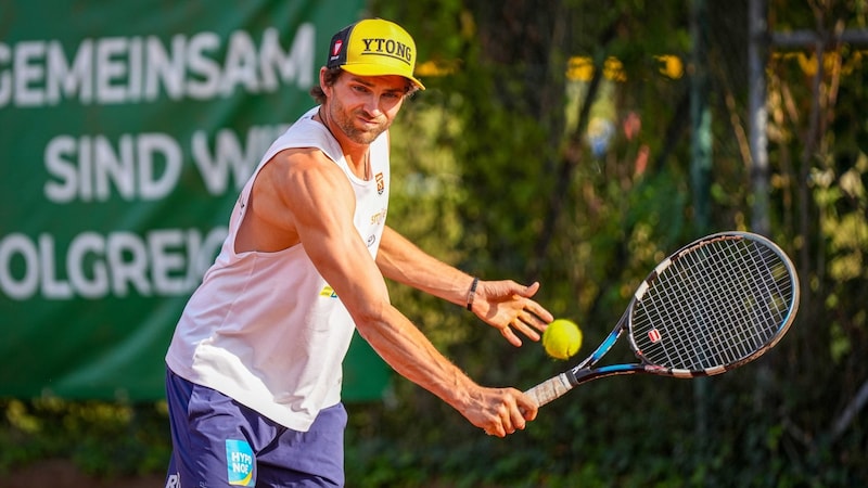 Beach volleyball player Robin Seidl impresses in tennis. (Bild: ProFIlms by Kevin Hackner e.U.)