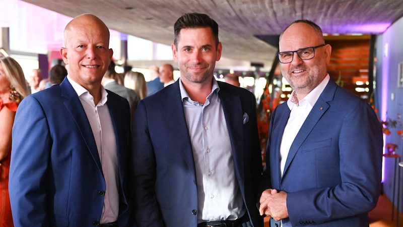 Martin Punzenberger, Manuel Molnar und Maximilian Pointner (v. l. n. r.). (Bild: Wenzel Markus)