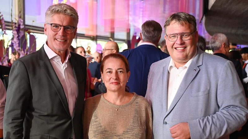 Thomas Königstorfer, Christina and Thomas Mayr-Stockinger. (Bild: Wenzel Markus)