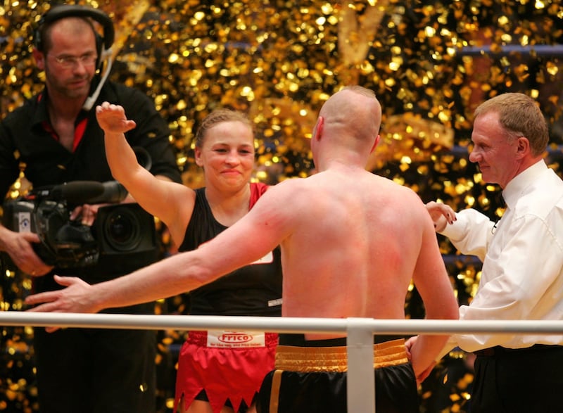 Das letzte Duell gewann Halmich nach Punkten. (Bild: APA Pool/dpa)