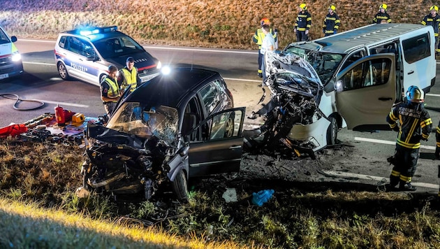 Die Einsatzkräfte im Bezirk Braunau bekamen kaum ein Auge zu. (Bild: Scharinger Daniel/Pressefoto Scharinger © Daniel Scharinger)