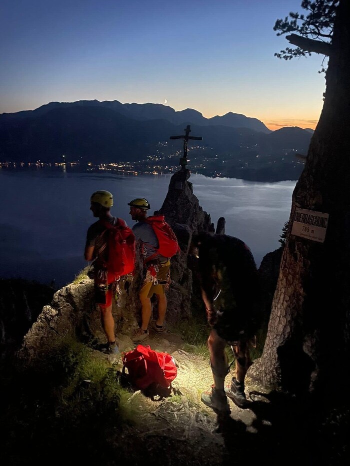 The strenuous alpine rescue operation also had its good side