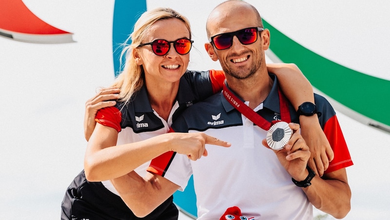 Sabine Pux and Florian Brungraber (Bild: GEPA pictures)