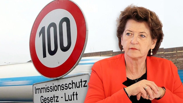 Styrian Environment Minister Ursula Lackner (SPÖ) remains on course for a speed limit of 100 km/h. (Bild: Christian Jauschowetz, Jürgen Radspieler)