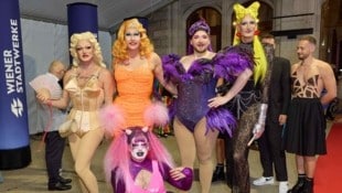 Beim 16. Wiener Diversity Ball im Wiener Rathaus ging es wieder kunterbunt zu. (Bild: Starpix / A. Tuma)