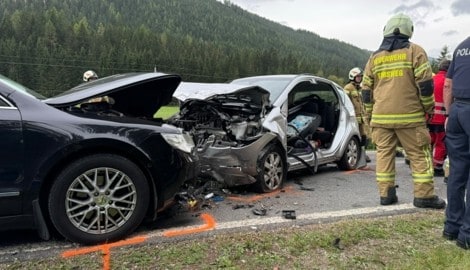 Der schwere Unfall ereignete sich im Lungau. (Bild: FF Tamsweg)