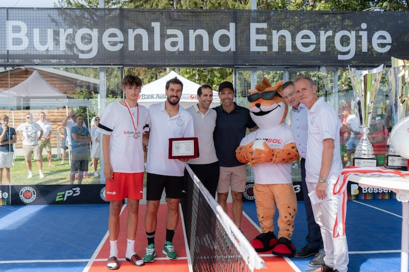 Alexander Hamm (ganz links) ließ sein Talent in Eisenstadt aufblitzen. (Bild: Burgenland Energie)