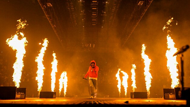 US-Rapper Kendrick Lamar (Bild: AFP/APA/Getty Images via AFP/GETTY IMAGES/Timothy Norris)