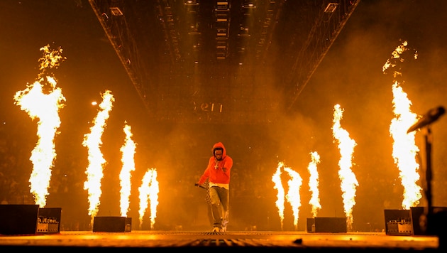 US rapper Kendrick Lamar (Bild: AFP/APA/Getty Images via AFP/GETTY IMAGES/Timothy Norris)