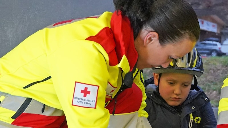 Angelika Martin ist auch für das Rote Kreuz als Rettungssanitäterin ehrenamtlich tätig. (Bild: Angelika Martin)