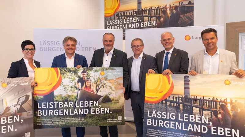 The new campaign focuses on the advantages of Burgenland. (Bild: LMS/Stefan Wiesinger)