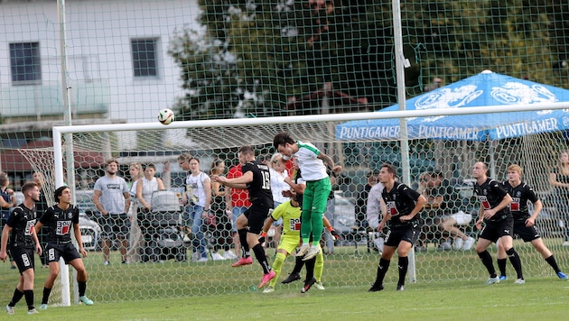 Spannung und viel Action gab´s bei unserem Spiel der Runde in Peggau (Bild: Hans Oberlaender)