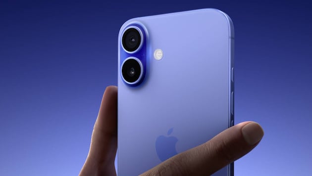 This is what the new iPhone 16 looks like. (Bild: Apple)