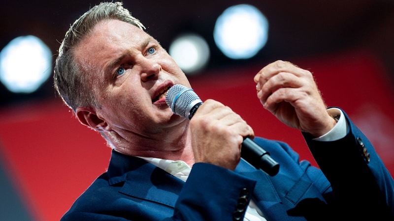 Not making any headway in the latest poll either: SPÖ leader Andreas Babler (Bild: APA/GEORG HOCHMUTH)