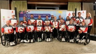 Feierlicher Empfang für Österreichs Paralympics-Team. 