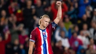 Erling Haaland erzielte den entscheinden Treffer. Doch es war eine haarscharfe Entscheidung. 