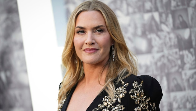 Kate Winslet am 3. September 2024 bei der „Lee“-Premiere in London (Bild: AP ( via APA) Austria Presse Agentur/Scott A Garfitt/Invision)