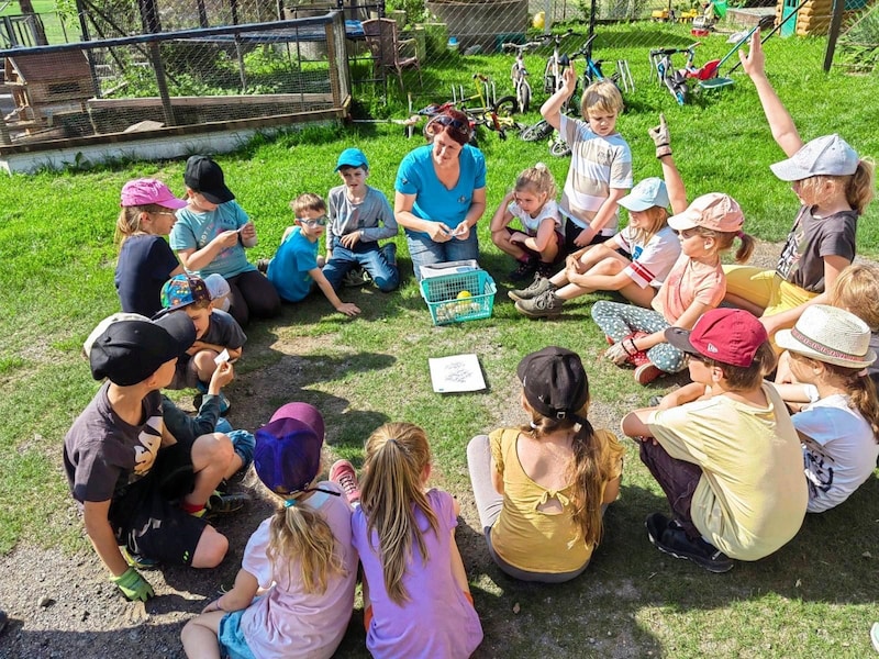 Auch die Schule übers Bauernleben findet hier statt. (Bild: Elisa Aschbacher)