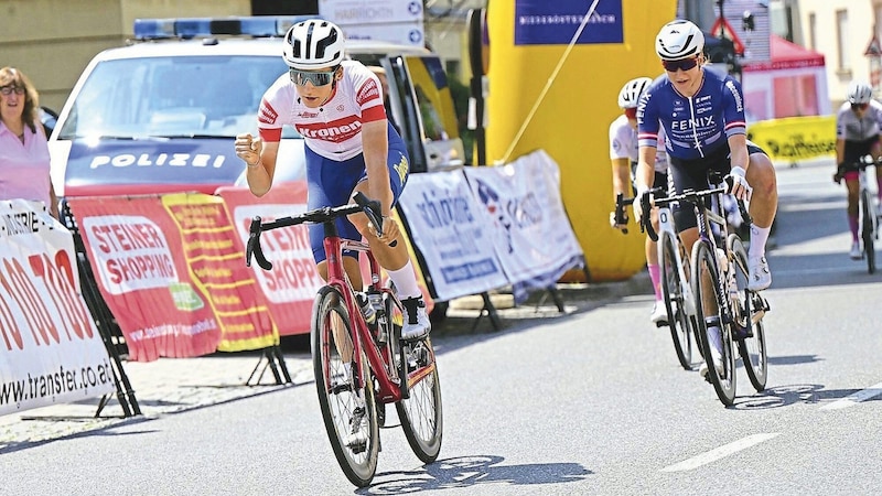 Petra Zsankö from Rapso Knittelfeld leads the overall standings. (Bild: Reinhard Eisenbauer, Pressefotograf, Hauser Strasse 2/6, 4040 Linz, Tel. 00 43 (0) 664 165 4499, Bankverbindung, RLB OOE, BIC RZ)