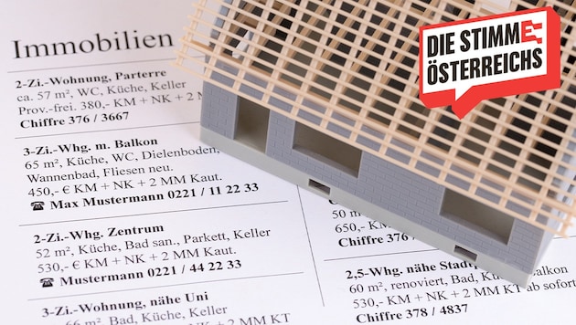 Wohnungssuchende müssen in den kommenden Jahren mit noch weniger günstigen Angeboten rechnen. (Bild: Krone KREATIV/stock.adobe)