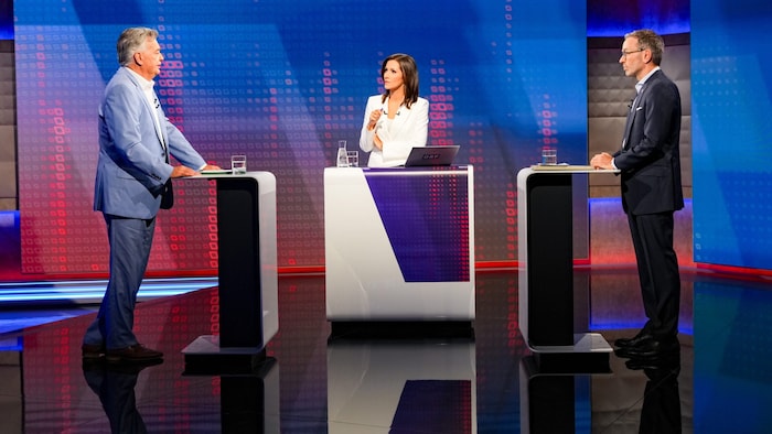 Beim Duell Werner Kogler gegen Herbert Kickl ging es zur Sache.