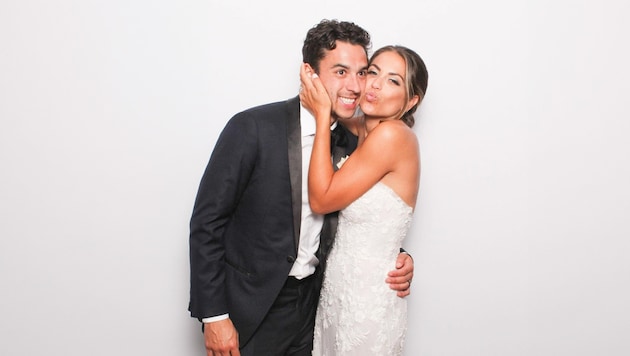 Johnny Gaudreau and Meredith tied the knot in 2021 and are now expecting their third child. (Bild: Instagram/meredithgaudreau_)