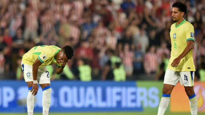 Estevao (l.) und Marquinhos (r.)