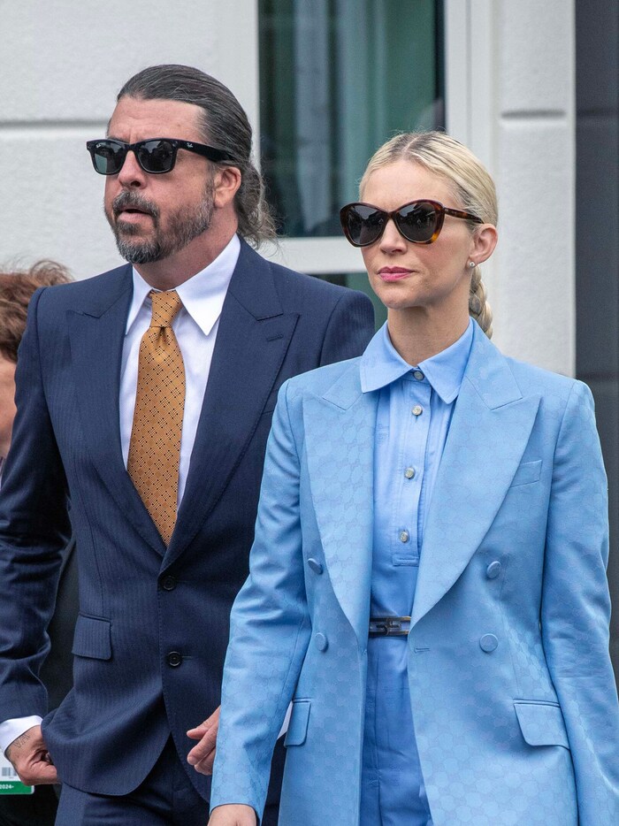 Dave Grohlund Jordyn Blum im Sommer beim Tennisturnier von Wimbledon