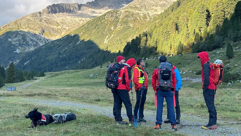 The search for the man continued on Wednesday. (Bild: ZOOM Tirol)