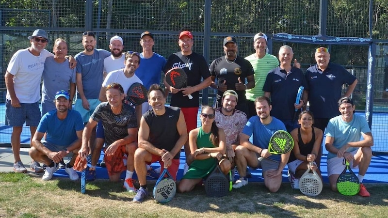 Beim Padel-Kabarettistenturnier gab‘s Action und Spaß. (Bild: Hilde Kutschera)