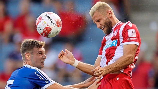 Daniel Maderner scored 15 goals in GAK's promotion year - but he is still waiting for his first Bundesliga goal. (Bild: GEPA/GEPA pictures)